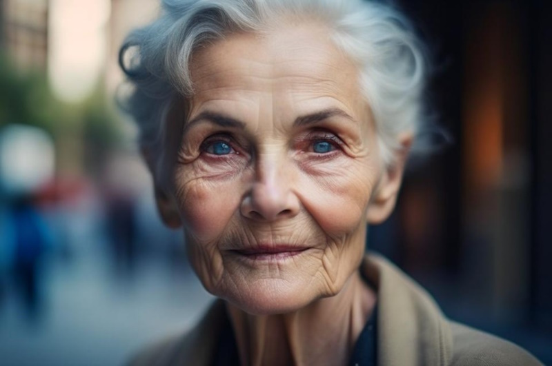 Женщина стареющая